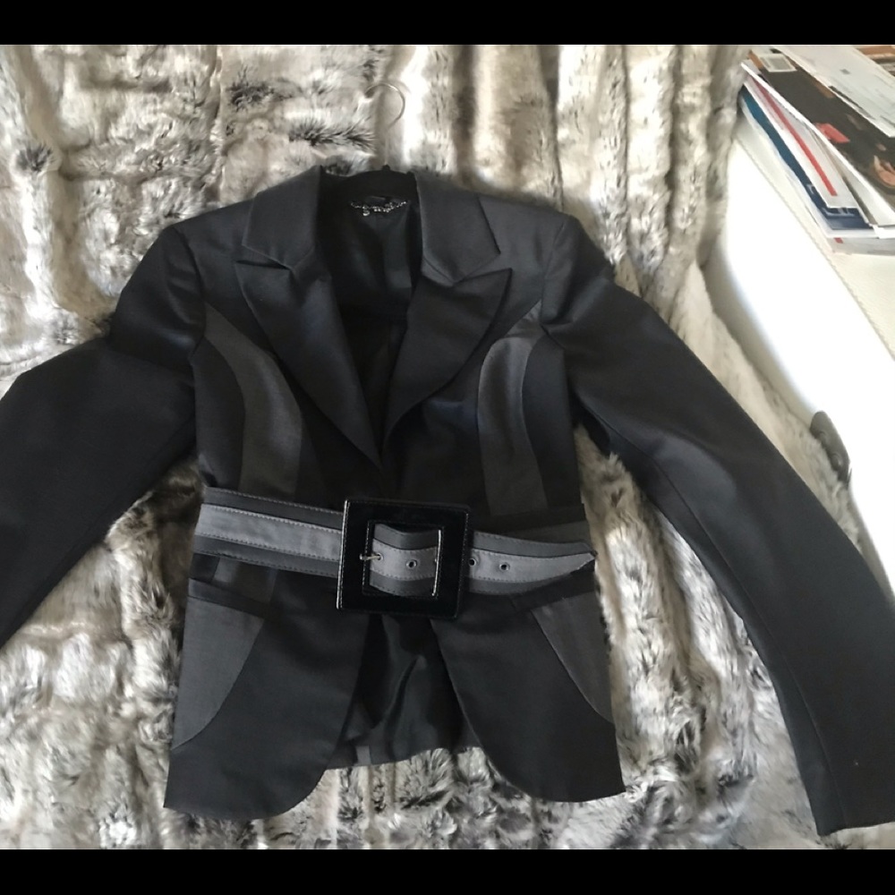 Two-Tone Grey Cotton Jacket
